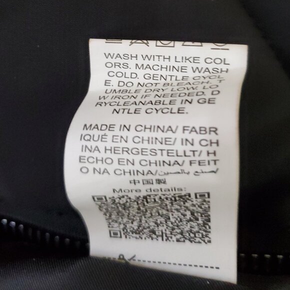 SHEIN Black Hooded Puffer Coat Size XL - Picture 8 of 8